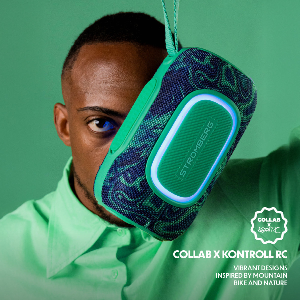 Stromberg Burst 2 portable Bluetooth speaker RGB lights water resistant