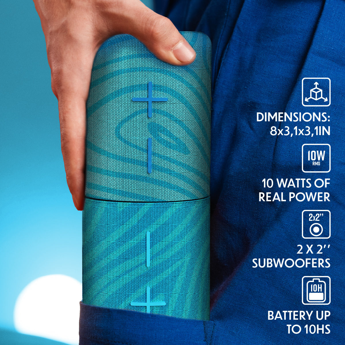 Stromberg Twin 2 portable Bluetooth speaker