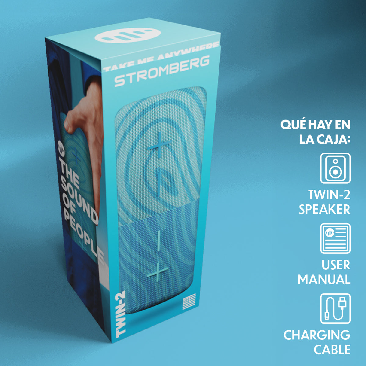 Stromberg Twin 2 portable Bluetooth speaker