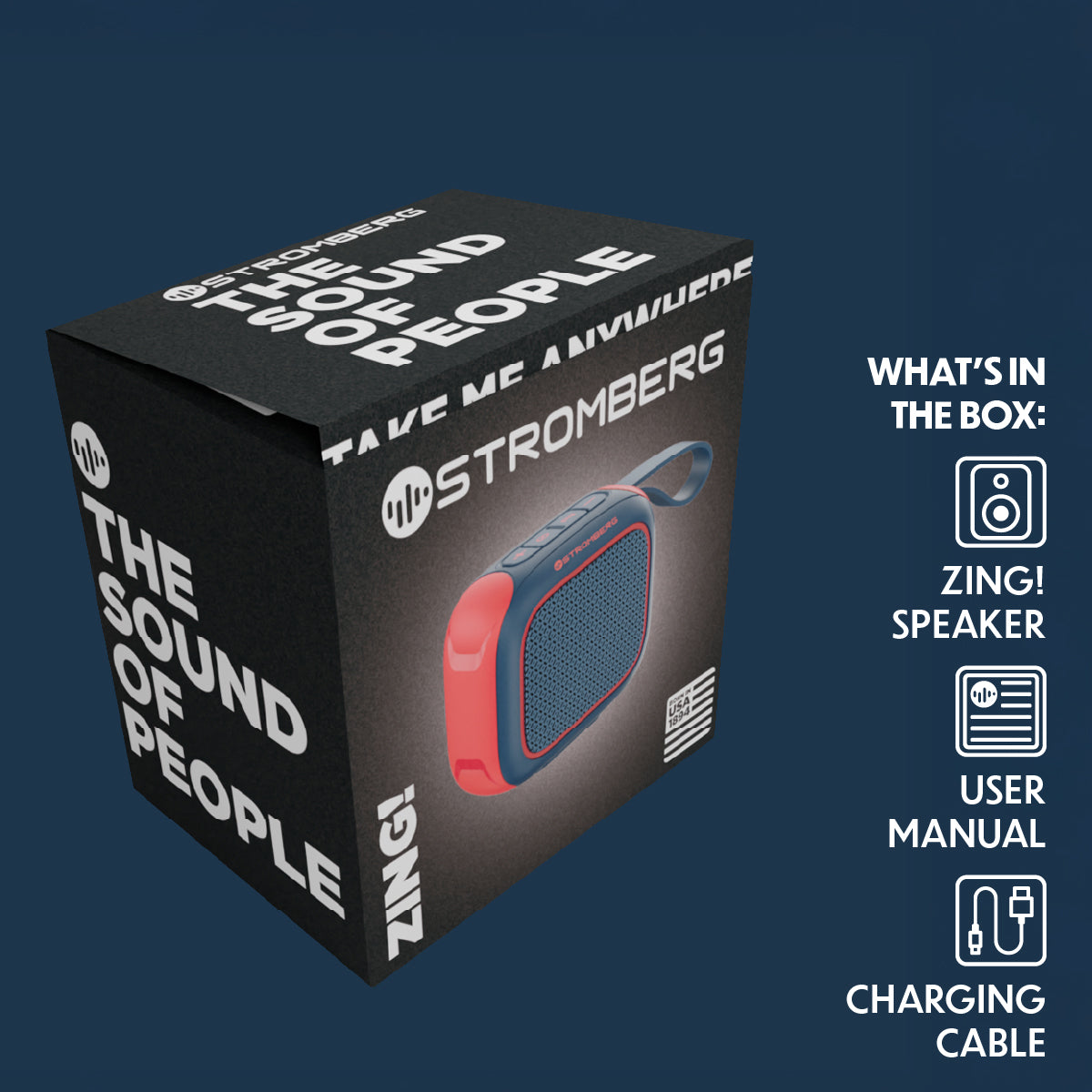 Zing Portable Mini Bluetooth Speaker