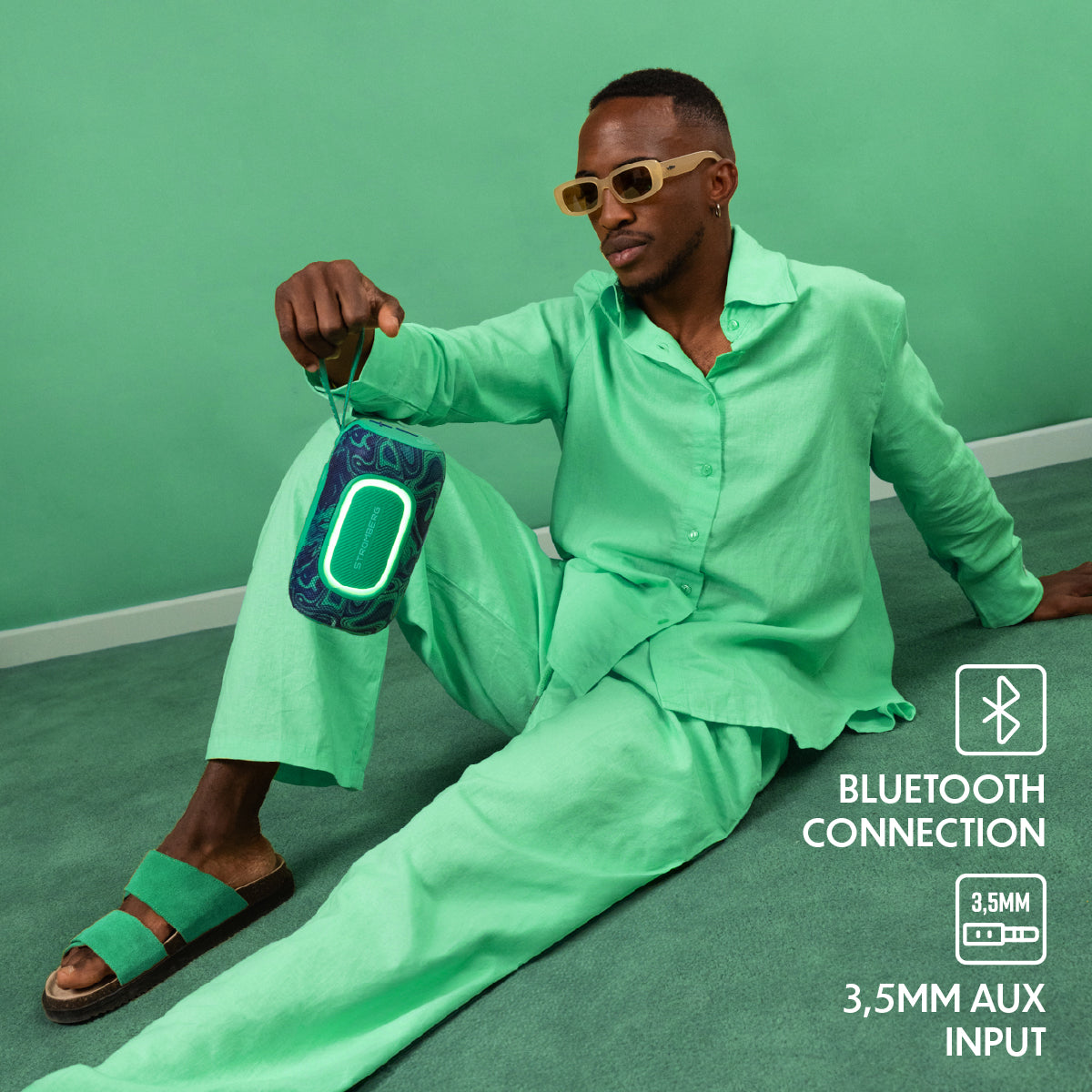 Stromberg Burst 2 portable Bluetooth speaker RGB lights water resistant