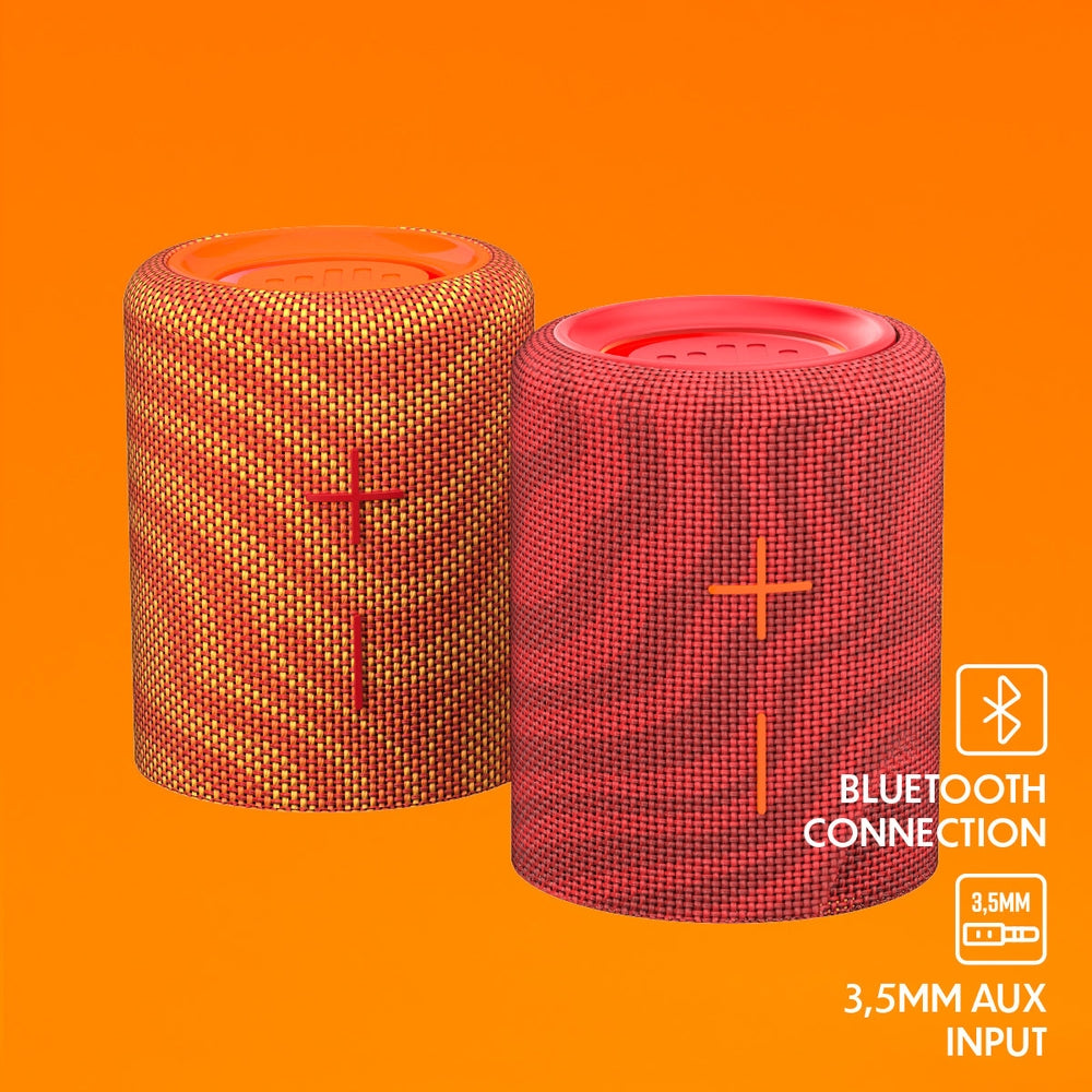 Stromberg Mega Twin Lava Bluetooth speaker at outdoor event