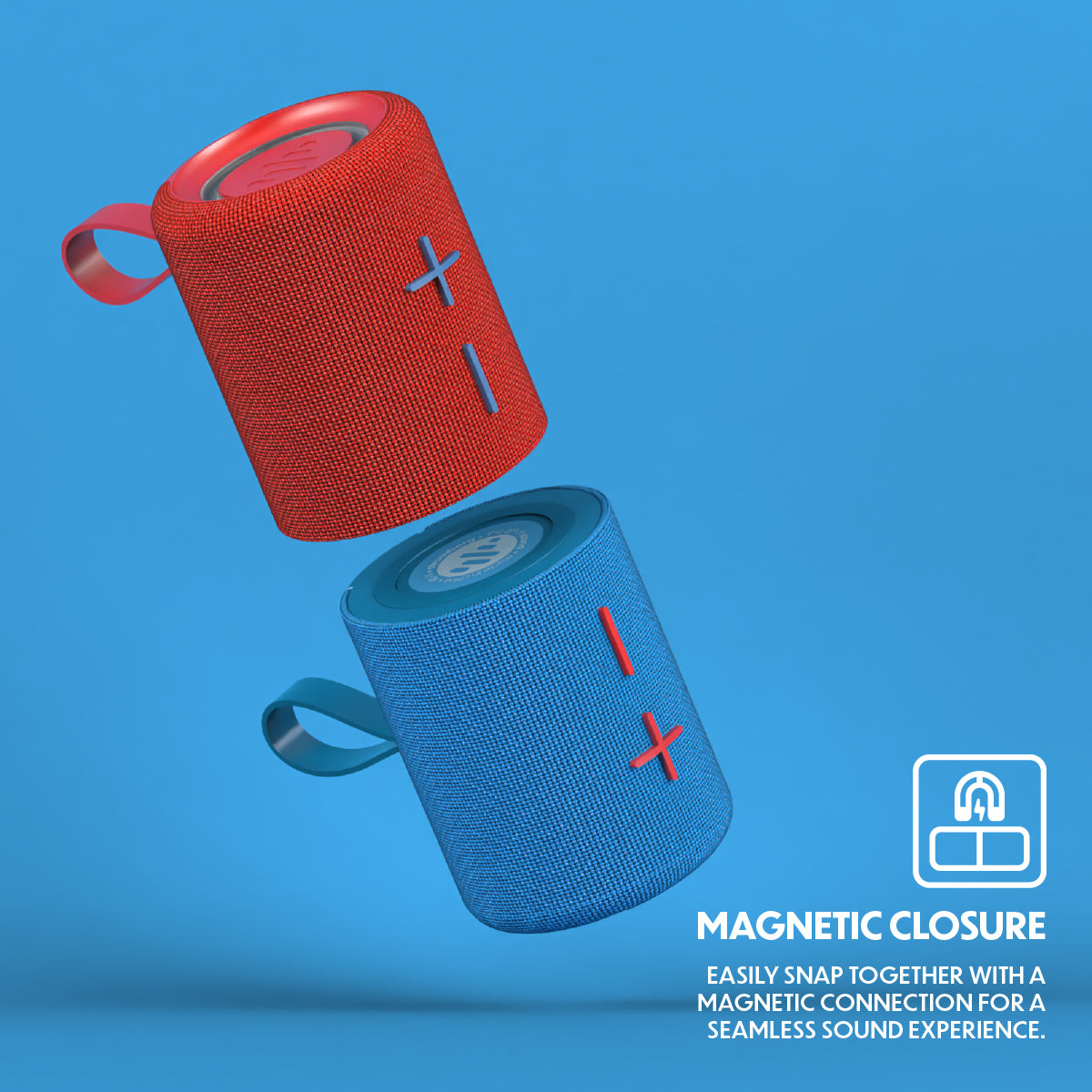 Stromberg Twin 2 in 1 Speaker, 10W Magnetic