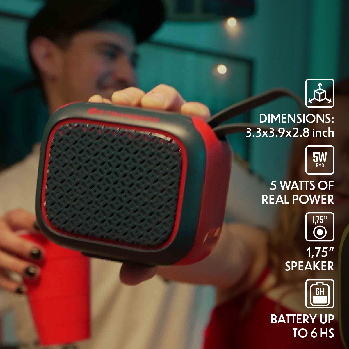 Zing Portable Mini Bluetooth Speaker